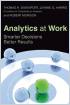 Analytics at Work