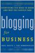 Blogging for Business