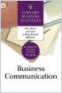 Business Communication
