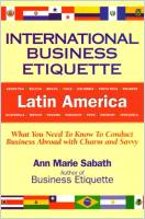 Business Etiquette Latin America 41