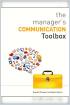 La boîte à outils de la communication du manager