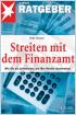 Streiten mit dem Finanzamt