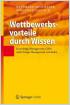 Wettbewerbsvorteile durch Wissen