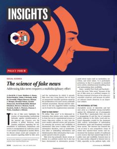 The Science of Fake News