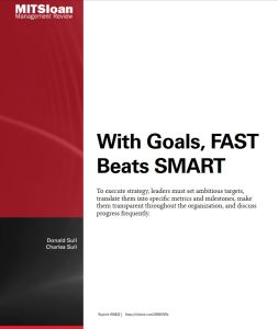 With Goals, FAST Beats SMART