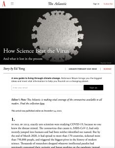 How Science Beat the Virus