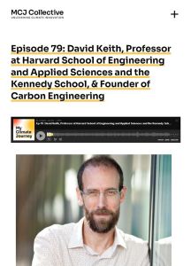 David Keith über Solar-Geoengineering