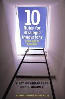 10 Rules for Strategic Innovators