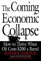 The Coming Economic Collapse