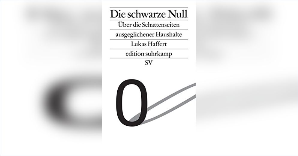 Die Schwarze Null Zusammenfassung Die schwarze null zusammenfassung