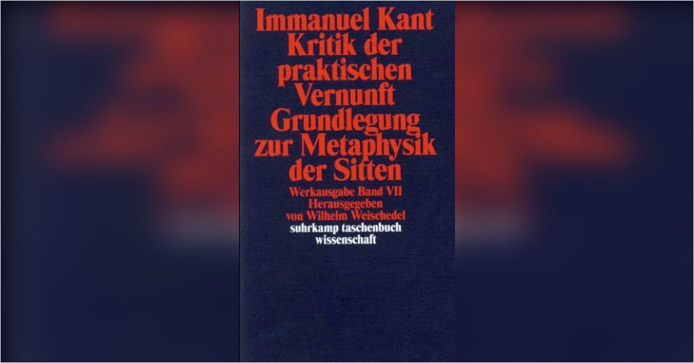 Kritik der praktischen Vernunft — Zusammenfassung