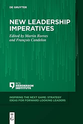 New Leadership Imperatives (Inspiring the Next Game)