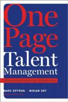 One Page Talent Management