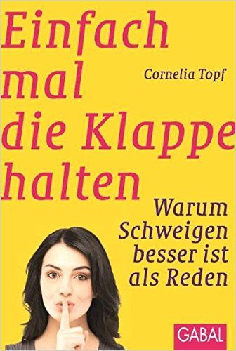 Image of: Einfach mal die Klappe halten