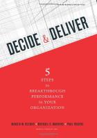 Decide & Deliver