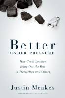 Better Under Pressure