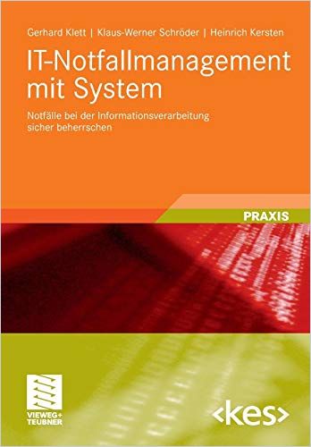 IT-Notfallmanagement mit System cover