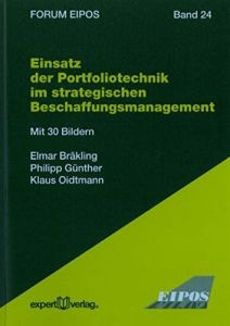 Einsatz der Portfoliotechnik im strategischen Beschaffungsmarketing