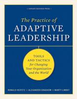 La práctica del liderazgo adaptativo
