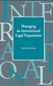 Managing an International Legal Department