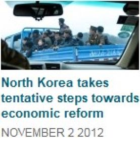 North Korea Takes Tentative Steps Towards Economic Reform