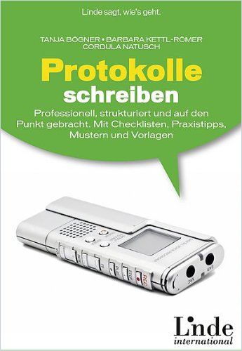 Image of: Protokolle schreiben