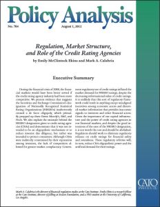 Regulation, Market Structure, and Role of the Credit Rating Agencies