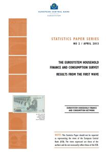 The Eurosystem Household Finance and Consumption Survey