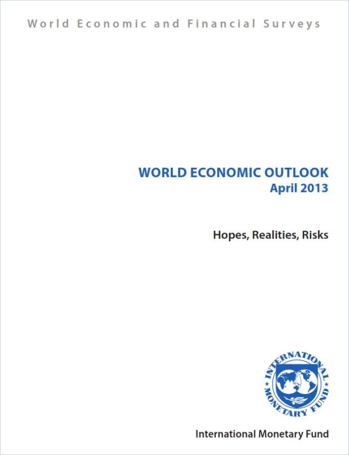 World Economic Outlook April 2013 cover