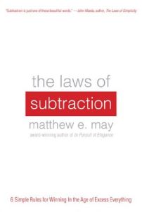Les lois de la soustraction