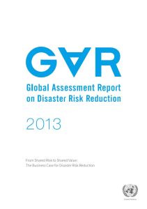 Global Assessment Report on Disaster Risk Reduction 2013