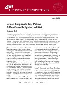 Israeli Corporate Tax Policy