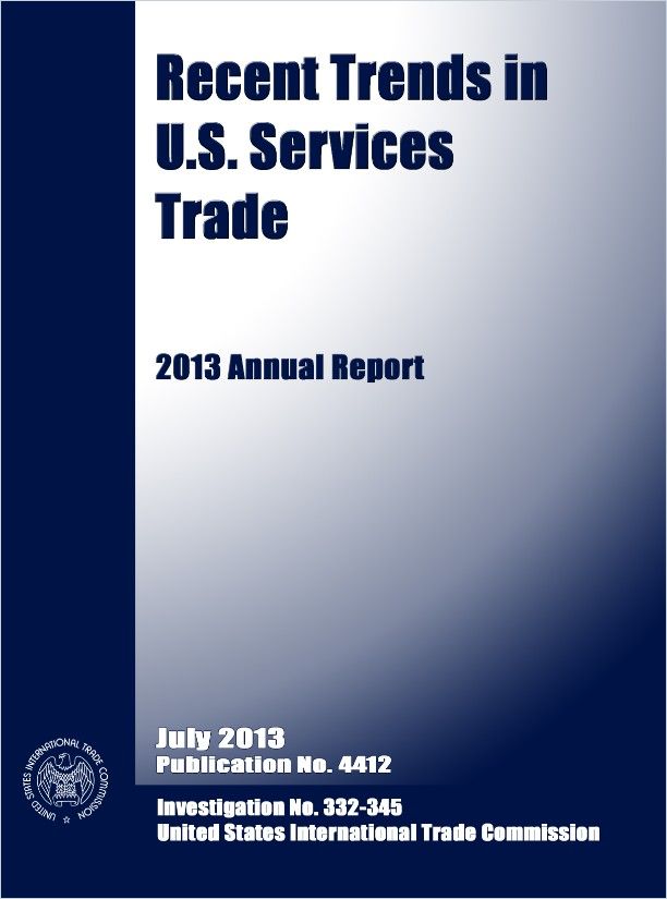 Recent Trends in US Services Trade cover
