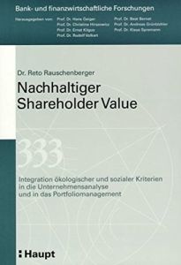 Nachhaltiger Shareholder Value