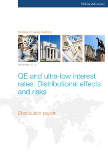 QE and Ultra-Low Interest Rates