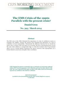 The EMS Crisis of the 1990s