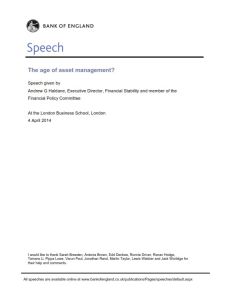 The Age of Asset Management?