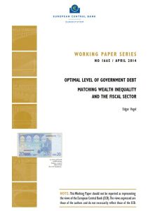 Optimal Level of Government Debt