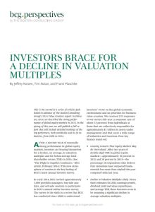 Investors Brace for a Decline in Valuation Multiples