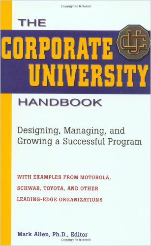 The Corporate University Handbook cover