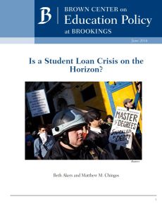 Is a Student Loan Crisis on the Horizon?