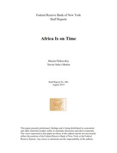 Africa Is on Time