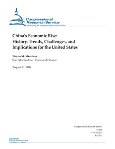 China’s Economic Rise