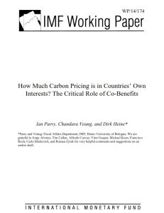How Much Carbon Pricing is in Countries’ Own Interests?