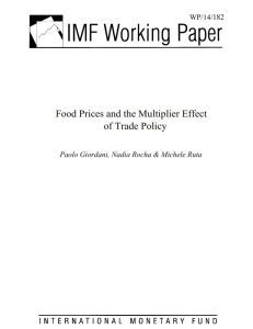 Food Prices and the Multiplier Effect of Trade Policy
