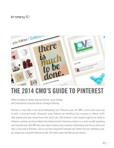 The 2014 CMO's Guide to Pinterest