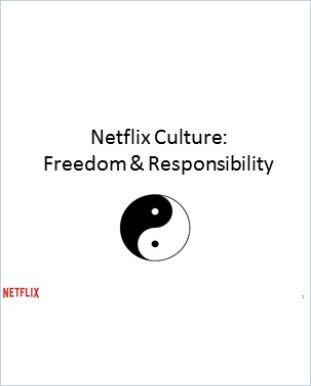Image of: Netflix Culture: Freedom & Responsibility