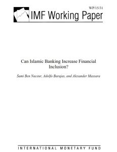 Can Islamic Banking Increase Financial Inclusion?