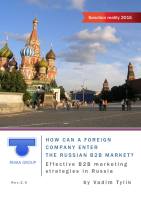 How Can a Foreign Company Enter the Russian B2B Market?