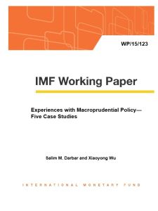 Experiences with Macroprudential Policy